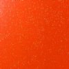 24" GT Dark Orange Transparent Ultra Glitter Vinyl By The Foot