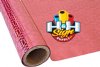 Hexagon Pink Textile Foil 12" x 25' Roll