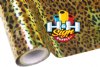 Holo Leopard Textile Foil 12" x 25' Roll