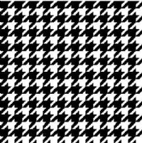PRE-MASKED Houndstooth Heat Transfer Vinyl (B/W) By The Foot