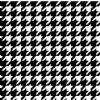 PRE-MASKED Houndstooth Heat Transfer Vinyl (B/W) By The Foot