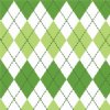 24" Irish Argyle (Laminated) Vinyl  By The Foot