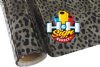 Leopard Black Textile Foil 12" x 25' Roll 