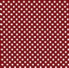 24" Maroon / White Polka Dots (Laminated) Vinyl By The Foot