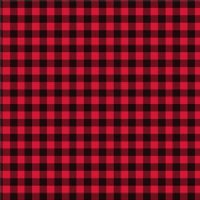 Mini Red / Black Buffalo Plaid Heat Transfer Vinyl By The Foot Pre-Masked