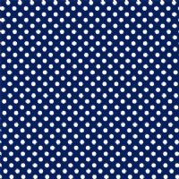 PRE-MASKED Navy / White Polka Dots Heat Transfer Vinyl By The Foot