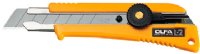 OLFA Heavy-Duty Ratchet-Lock Utility Knife with Rubber Grip Insert (L-2)