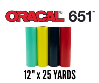 Oracal 651 Permanent Vinyl 12'' x 25 Yard