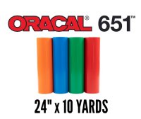 oracal 651 permanent vinyl 24 inch x 10 yard rolls