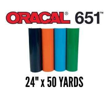 Oracal 651 Intermediate Adhesive Vinyl 15 Roll (Yard)