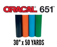 oracal 651 permanent vinyl 30 inch x 50 yard rolls