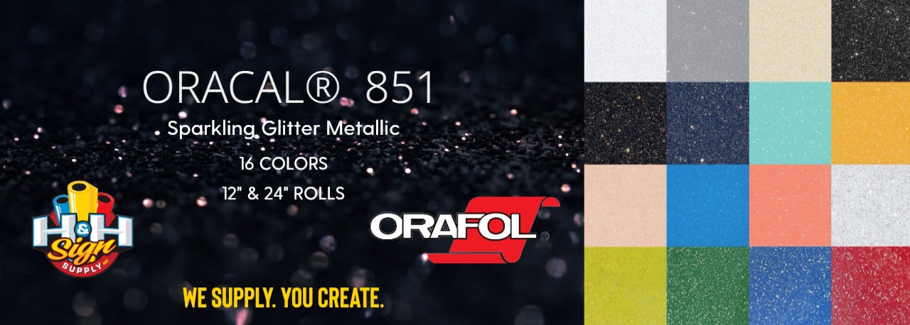 ORACAL 851 SPARKLE GLITTER METALLIC VINYL