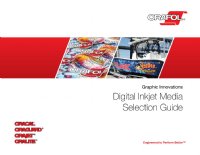 ORAJET Inkjet Media Selection Guide