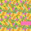 PRE-MASKED Pineapple Crush Heat Transfer Vinyl By The Foot