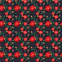 Poinsettia Heat Transfer Vinyl By The Foot Pre-Masked