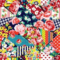 PRE-MASKED Quilted Floral Heat Transfer Vinyl By The Foot
