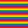 12" Rainbow Stripes (Laminated) Vinyl By The Foot