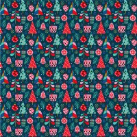 Retro Christmas Heat Transfer Vinyl By The Foot Pre-Masked