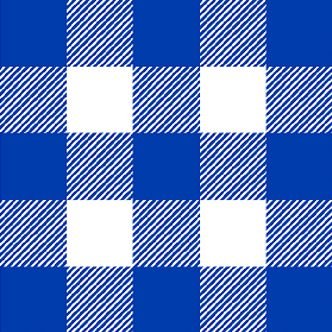 12 Royal Blue White Buffalo Plaid Laminated Vinyl By The Foot