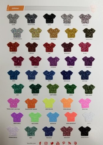 Siser Color Guide