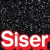 Siser Black Glitter Heat Transfer By The Foot