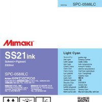 Mimaki SS21 Light Cyan Solvent Ink Pack