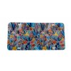 Tropic Floral Pattern Acrylic License Plate Blank