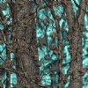 24" Hybrid Turquoise (Laminated) Camo By The Foot
