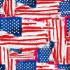 USA Flag Heat Transfer Vinyl By The Foot Pre-Masked