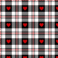 Valentine Plaid Heat Transfer Vinyl By The Foot Pre-Masked
