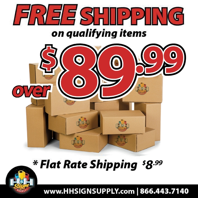 Free Ground Shipping for online orders 
over $49.99